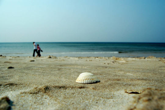 海灘散步