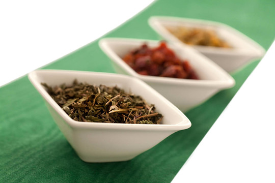 草藥茶，松散的