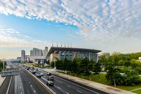 威海濱海中路街景