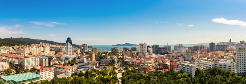 威海城市風(fēng)光 寬幅全景圖