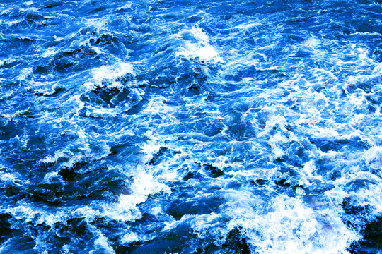 海浪 藍色海洋