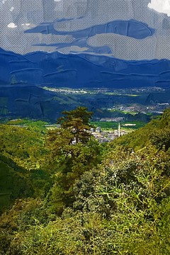 山水抽象畫