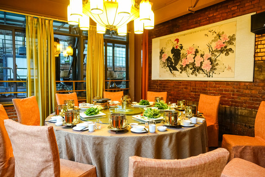 小火鍋雅間陳設(shè)