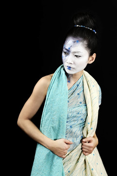 女人化妝