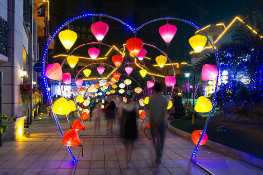 花燈夜景