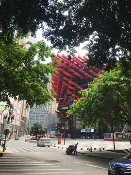 重慶街景重慶美術館