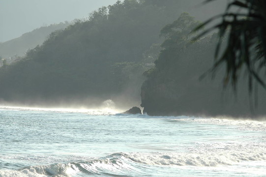 巴厘島的海岸我