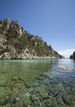 calanque en vau in provence