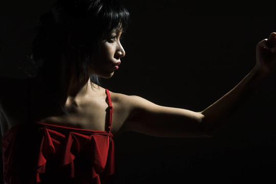 女人的輪廓