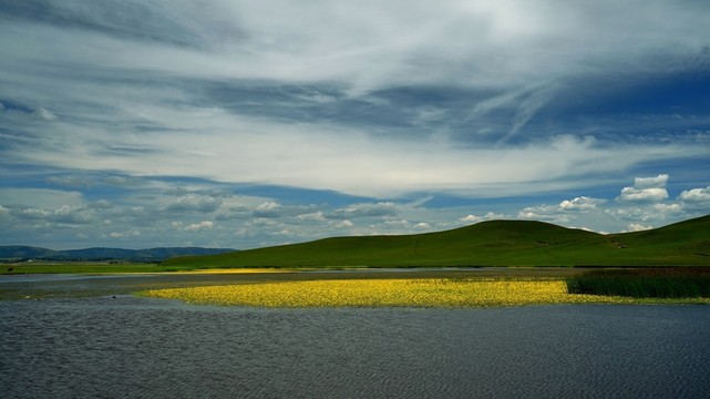烏蘭布統(tǒng)野鴨湖