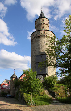 在城堡hexenturm Idstein