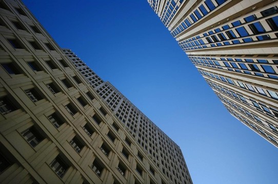 在波茨坦廣場的柏林摩天大樓
