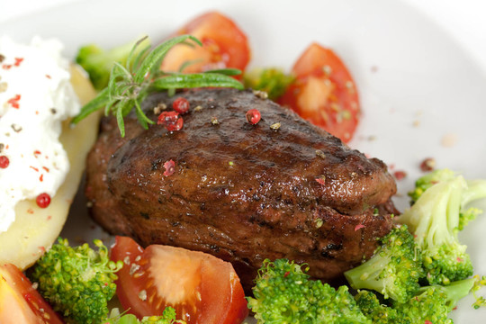rumpsteak肉片分離