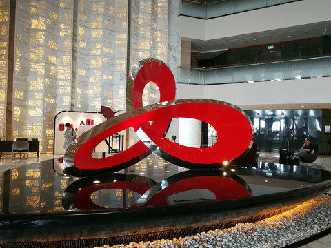 酒店大堂裝飾擺設(shè) 寫字樓標(biāo)致