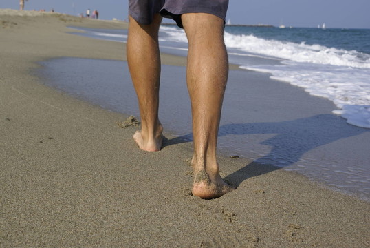 海灘散步