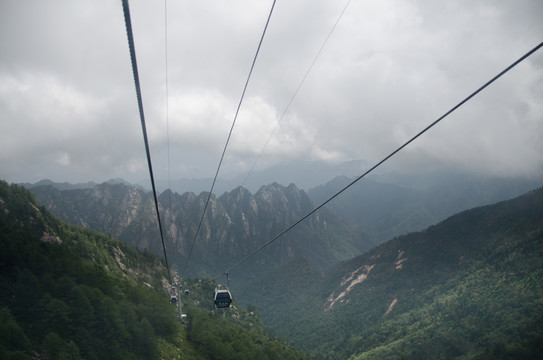 觀光纜車 秦嶺 太白山