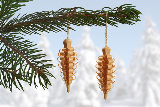 weihnachtsbaumschmuck木釘