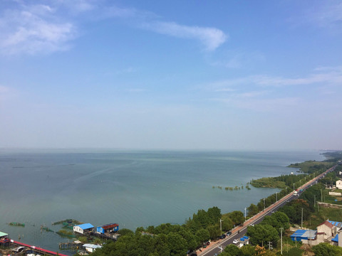 太湖吳江地區(qū)沿岸風(fēng)光