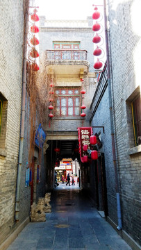 小巷 建筑 天津古街