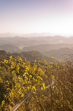 齊云山山景