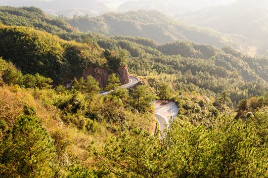 齊云山山景