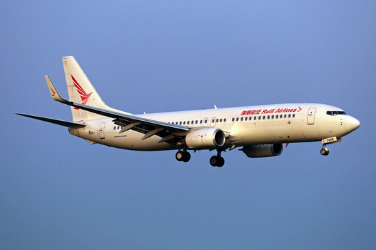 瑞麗航空 飛機(jī)降落