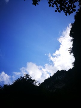 藍(lán)天白云