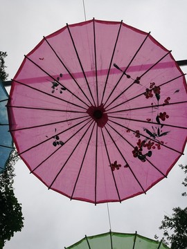 彩色雨傘