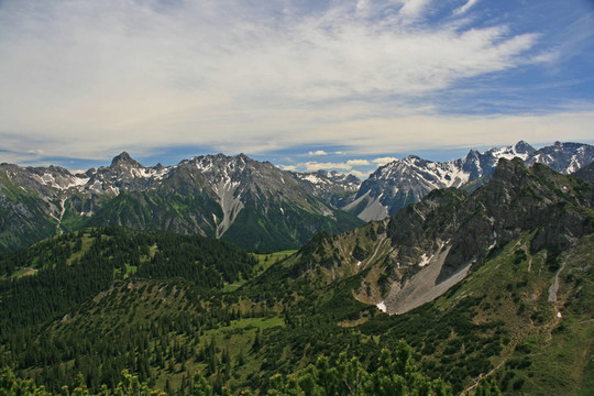 bergpanorama - mondspitze -奧地利
