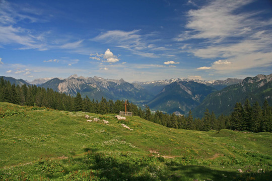 bergpanorama - tschengla -奧地利