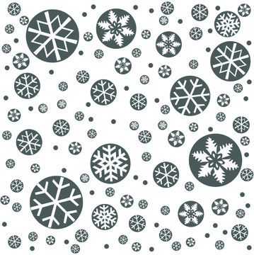 無縫的雪花圖案
