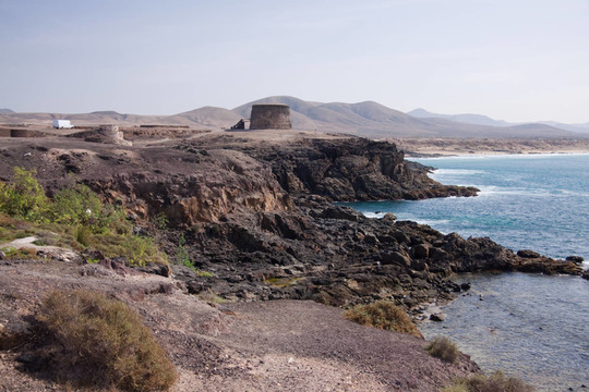 在El cotillo灘山，富雷特