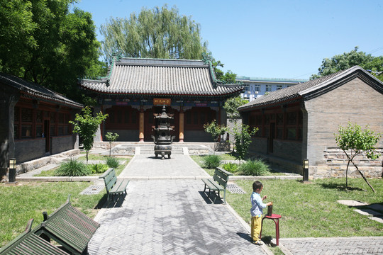庭院 古漁陽 古老的建筑