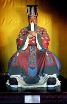 古代帝王 皇帝 雕像