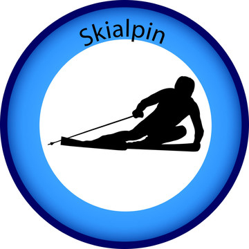 winterspiele skialpin按鈕