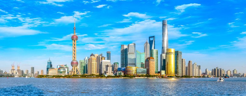 上海外灘陸家嘴全景大畫幅