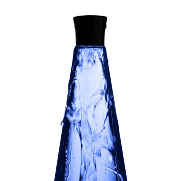 藍(lán)色的