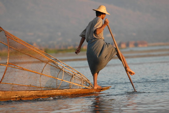 漁夫在萊茵湖