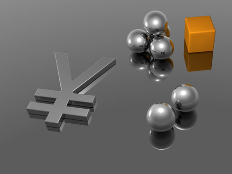日元的3D