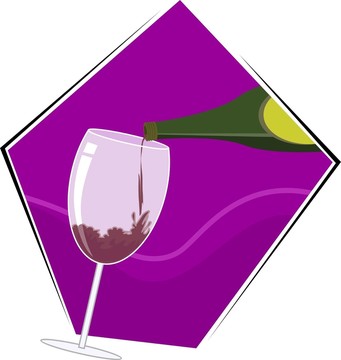 玻璃酒杯