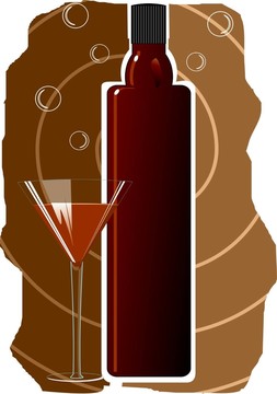 玻璃酒杯