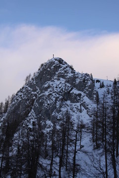美麗的雪景