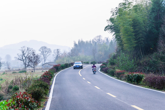 塔川公路秋色