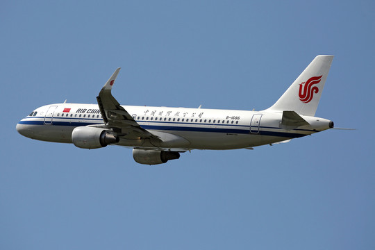 中國國際航空公司 飛機起飛