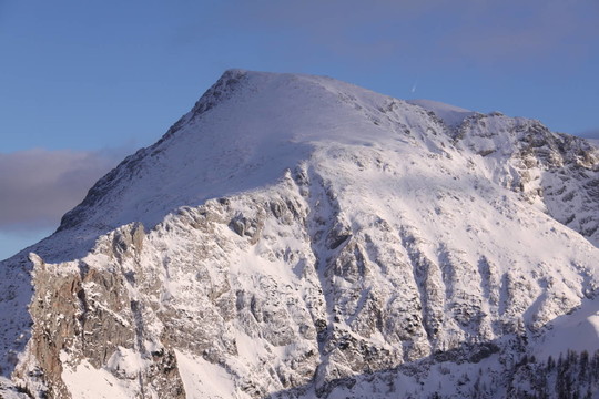 阿爾卑斯山雪山