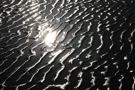 沙灘上的波浪