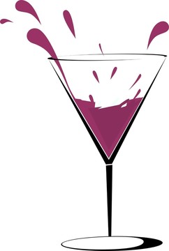 玻璃酒杯