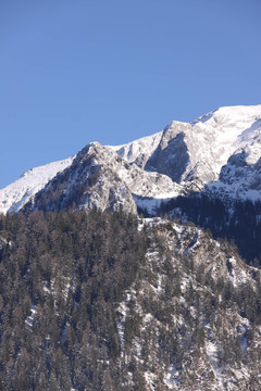 白雪覆蓋的山峰
