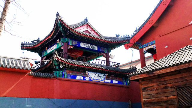 天津藥王古寺 古建筑 寺廟