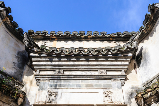 宏村民居門頭
